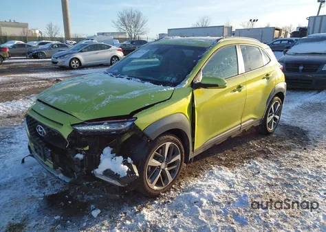 2019 Hyundai Kona Ultimate from USA, damaged, VIN KM8K5CA56KU376280
